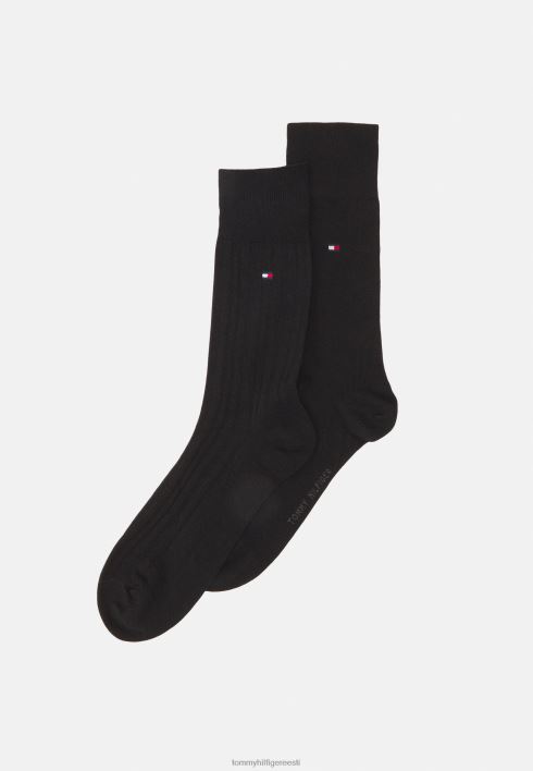 meeste sokk fancy 2 pakki sokid RJV626806 must Tommy Hilfiger