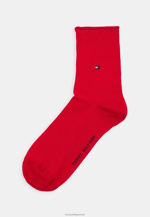 naiste sokid RJV626750 punane Tommy Hilfiger