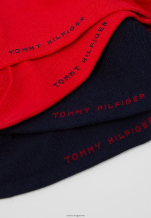 naiste sokk vabaaja 2 pakki sokid RJV626966 punane Tommy Hilfiger