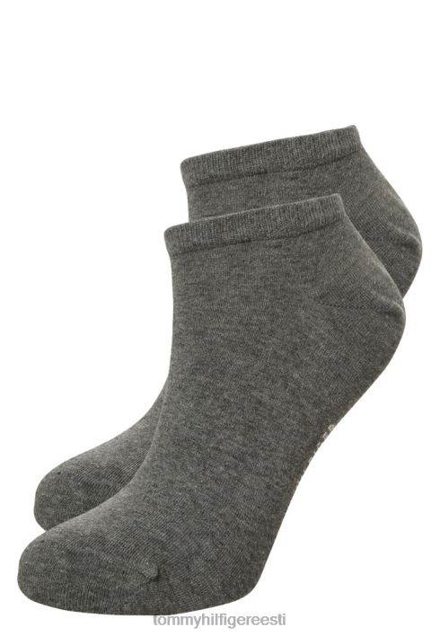 naiste tossud 2 pakki sokid RJV626899 keskmine hall melanž Tommy Hilfiger