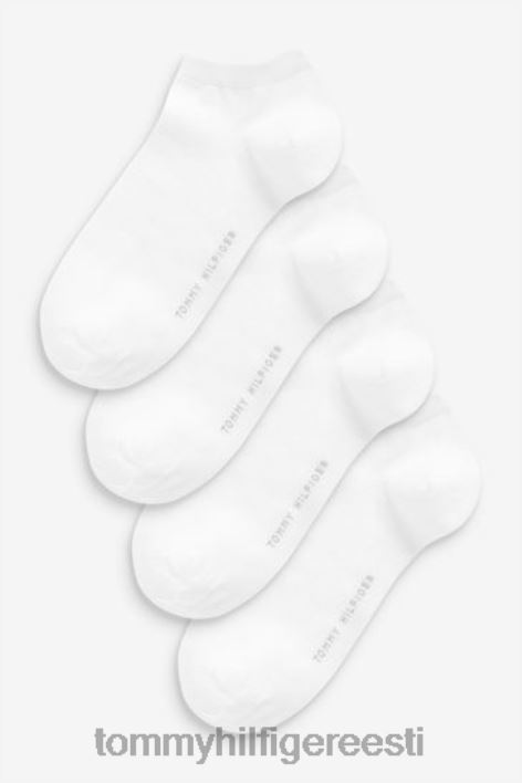 naiste tossusokid 4 tk RJV623157 valge Tommy Hilfiger