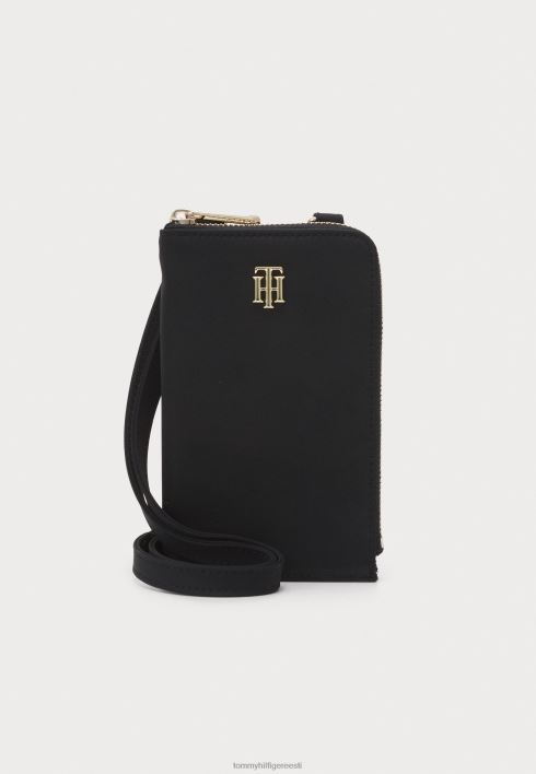minu telefoni rahakott telefoni ümbris RJV624349 must Tommy Hilfiger