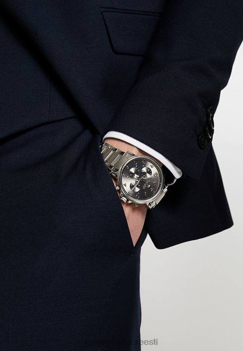 Danieli kell RJV626663 hõbedase värviga Tommy Hilfiger