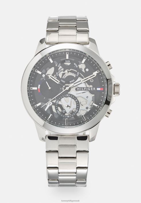 Henry käekell RJV626339 hõbedane/must Tommy Hilfiger