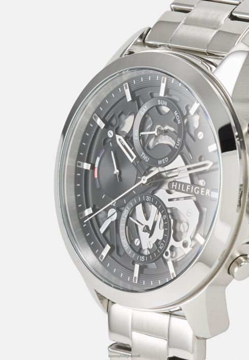 Henry käekell RJV626339 hõbedane/must Tommy Hilfiger