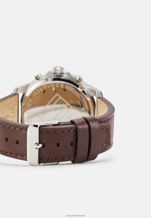 Henry käekell RJV626652 pruun/hõbedane/sinine Tommy Hilfiger