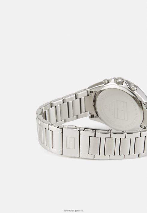 Kennedy kronograafi kell RJV626690 hõbedane/valge Tommy Hilfiger