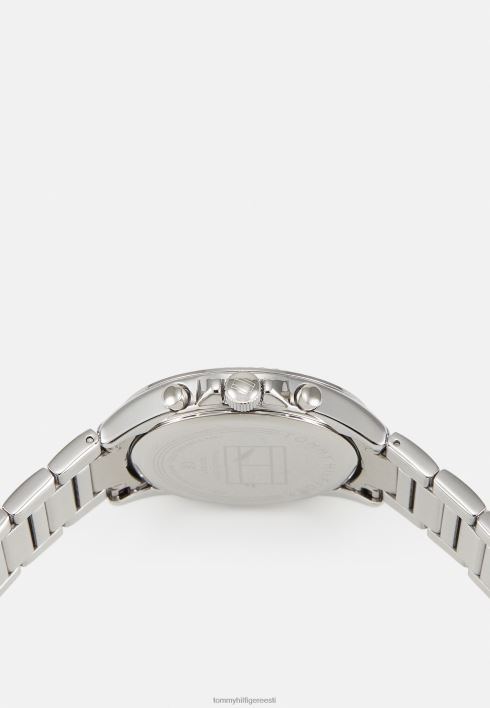 Kennedy kronograafi kell RJV626690 hõbedane/valge Tommy Hilfiger