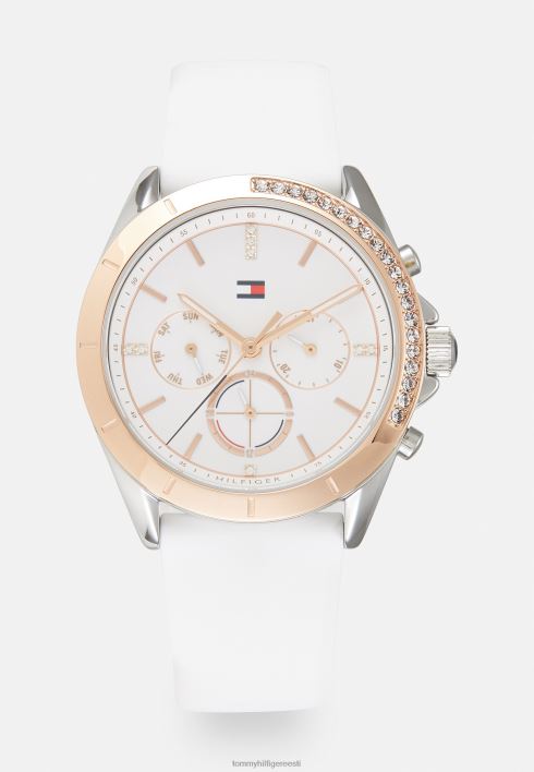 Kennedy kronograafi kell RJV626699 valge Tommy Hilfiger
