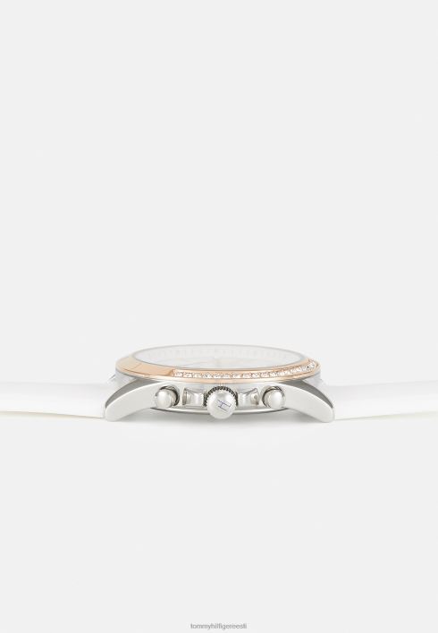 Kennedy kronograafi kell RJV626699 valge Tommy Hilfiger