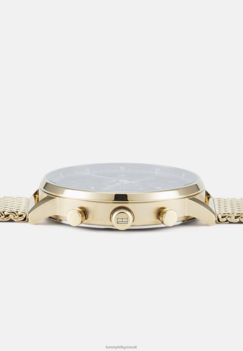 Leonardi kronograafi kell RJV626717 kullavärvi/must Tommy Hilfiger