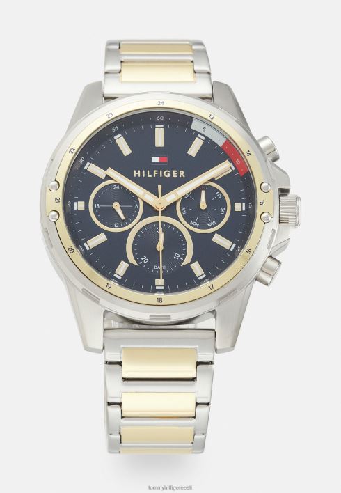 Mason kronograafi käekell RJV626665 hõbedane/sinine Tommy Hilfiger