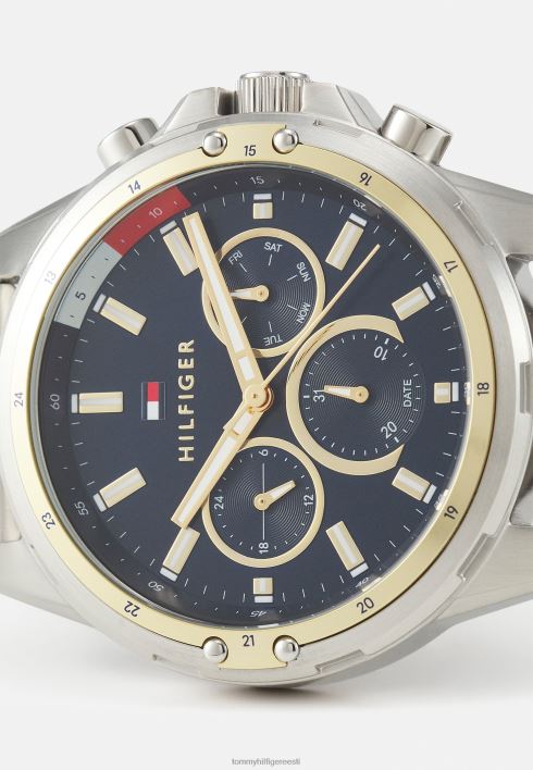 Mason kronograafi käekell RJV626665 hõbedane/sinine Tommy Hilfiger