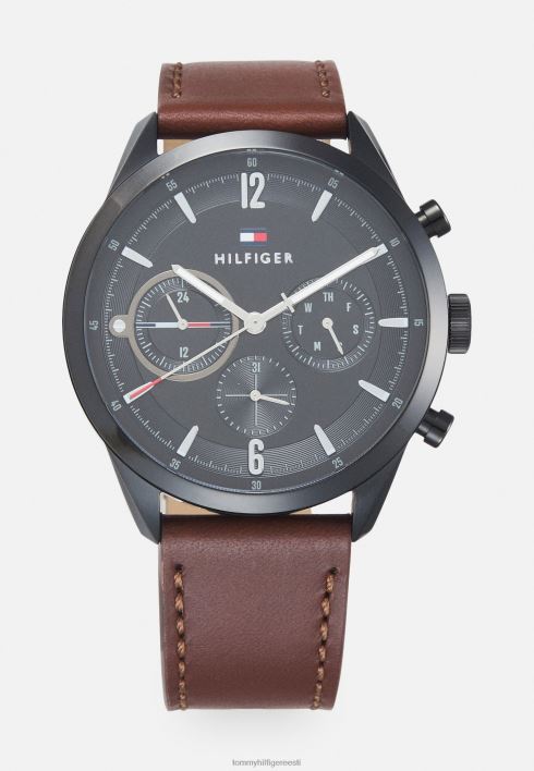 Matthew kronograafi käekell RJV626481 pruun/must Tommy Hilfiger
