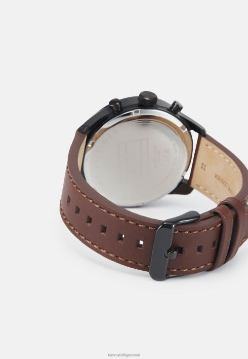 Matthew kronograafi käekell RJV626481 pruun/must Tommy Hilfiger