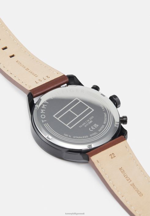 Matthew kronograafi käekell RJV626481 pruun/must Tommy Hilfiger