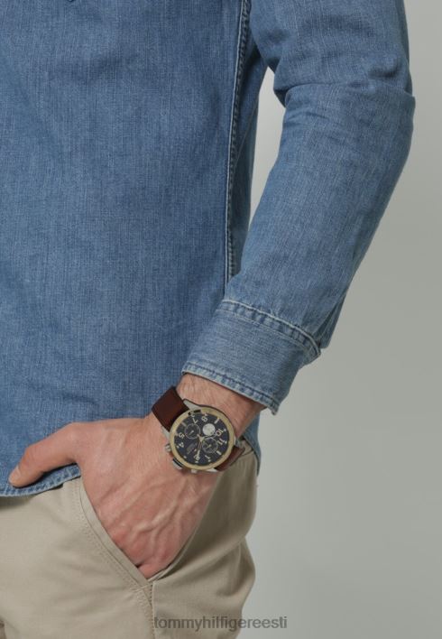 Trenti käekell RJV626402 silberfarben/braun Tommy Hilfiger