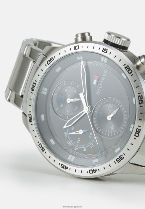 Trenti käekell RJV626705 hõbedane/must Tommy Hilfiger