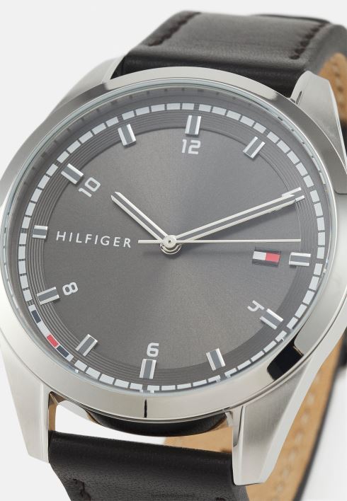 griffini käekell RJV626636 must/hõbedane Tommy Hilfiger