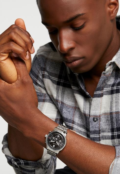 juhuslik kronograafi käekell RJV626424 hõbedane Tommy Hilfiger