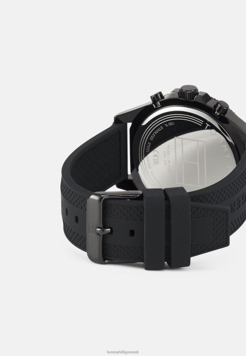 larsoni käekell RJV626606 must Tommy Hilfiger