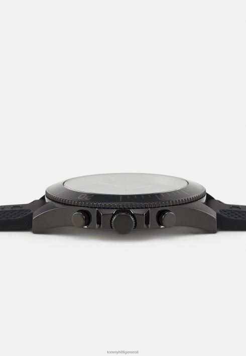 larsoni käekell RJV626606 must Tommy Hilfiger