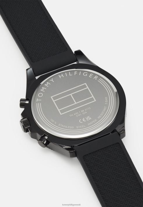 larsoni käekell RJV626606 must Tommy Hilfiger