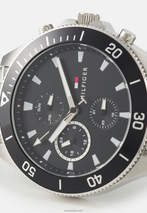 larsoni käekell RJV626684 hõbedane/must Tommy Hilfiger