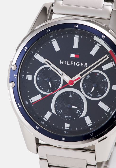 müürsepa käekell RJV626642 hõbedase värviga Tommy Hilfiger