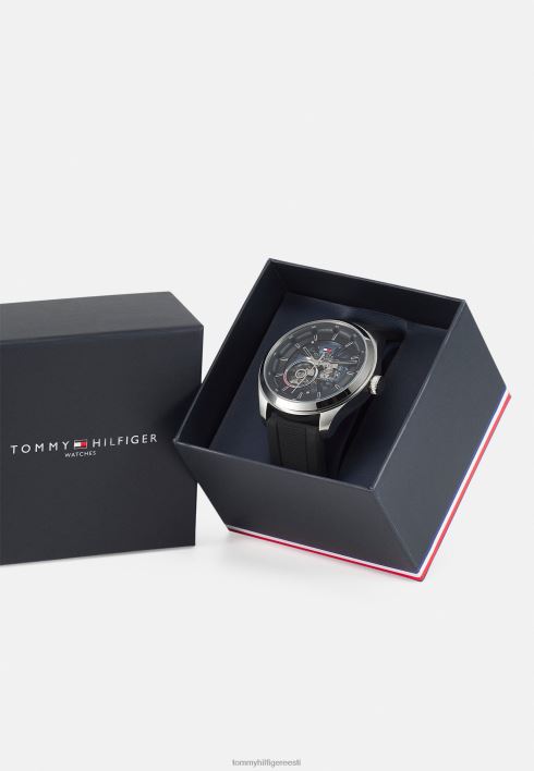 oliveri käekell RJV626671 must/hõbedane Tommy Hilfiger