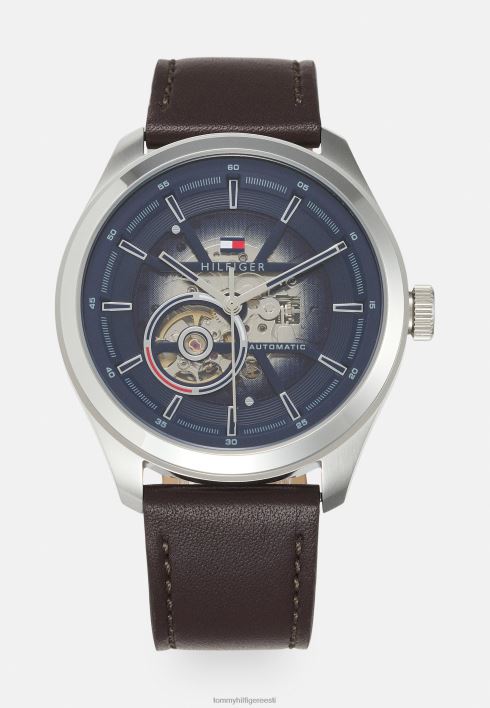 oliveri kronograafi kell RJV625107 pruun/sinine Tommy Hilfiger