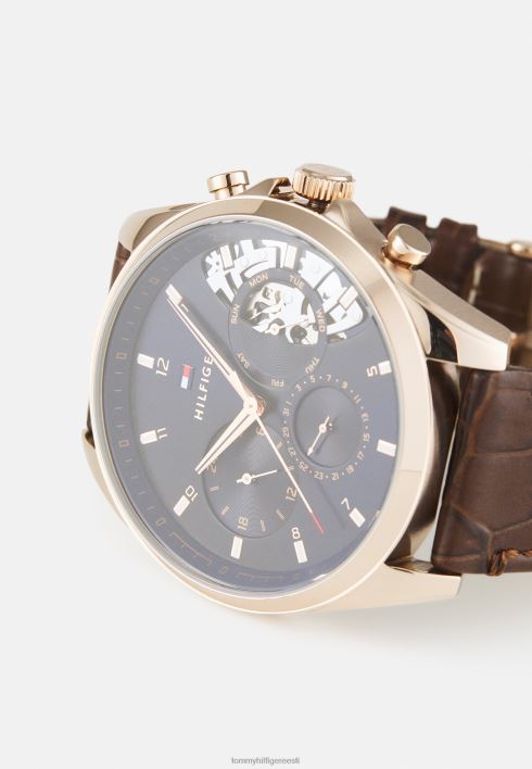 pagari kronograafi kell RJV624959 pruun/sinine Tommy Hilfiger