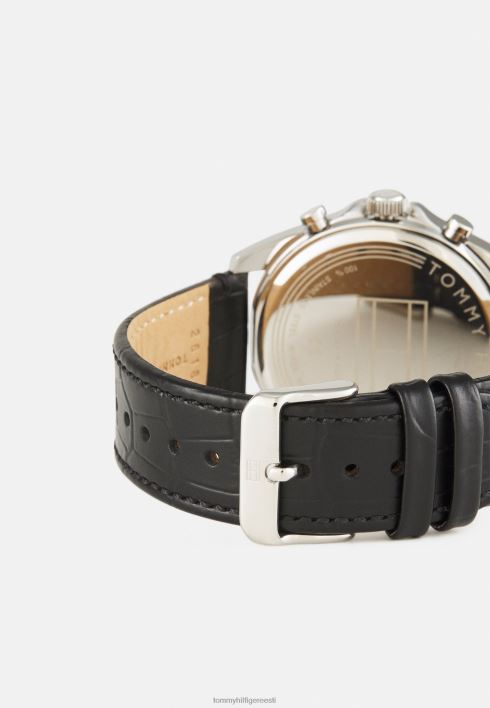 pagari kronograafi kell RJV625543 must Tommy Hilfiger