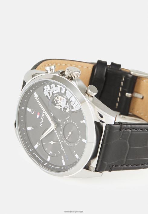 pagari kronograafi kell RJV625543 must Tommy Hilfiger