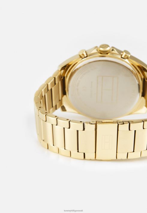 pagari kronograafi kell RJV626144 kullavärvi/must Tommy Hilfiger