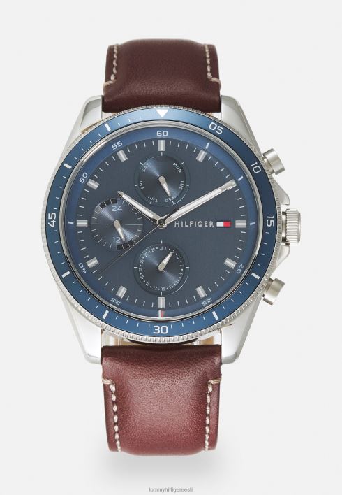 parkeri käekell RJV626427 pruun/sinine Tommy Hilfiger