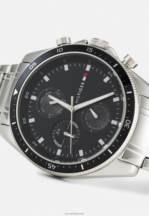 parkeri käekell RJV626700 hõbedane/must Tommy Hilfiger