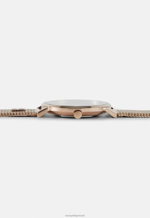 riietatud käekell RJV625912 rosã©kuldse värviga Tommy Hilfiger
