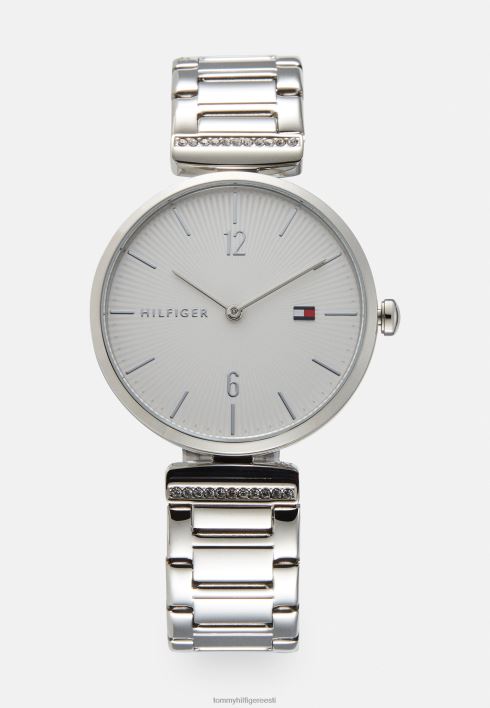 riietatud käekell RJV626189 hõbedase värviga Tommy Hilfiger
