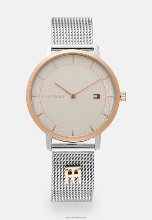 riietatud käekell RJV626568 hõbedase värviga Tommy Hilfiger