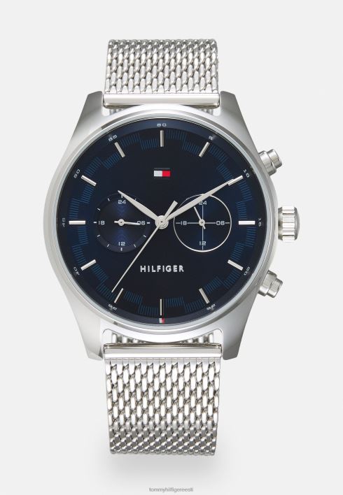 saemehe käekell RJV626551 hõbedane/sinine Tommy Hilfiger
