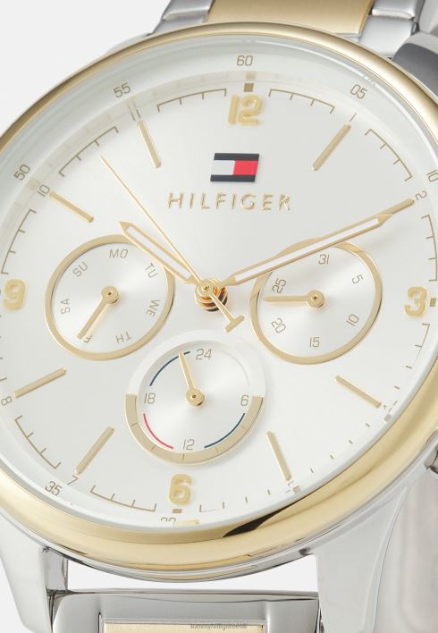 scarlett käekell RJV626668 kullavärvi/hõbedase värviga Tommy Hilfiger