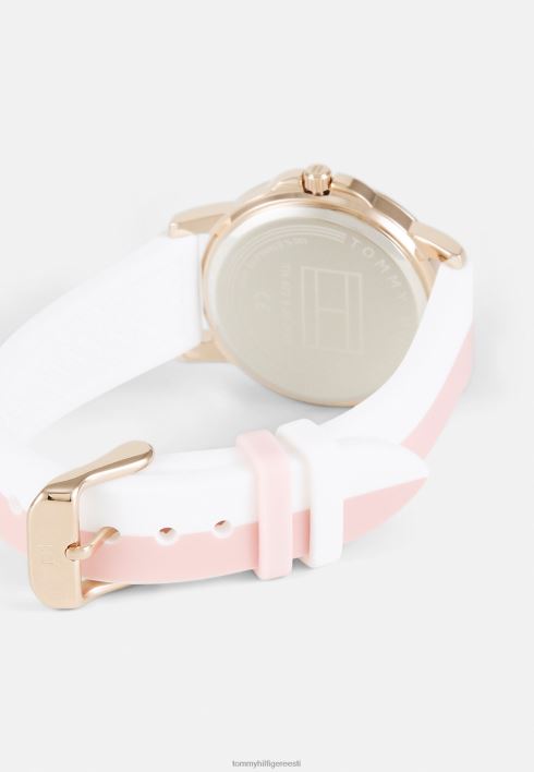 tüdrukud kellad RJV626644 valge roos Tommy Hilfiger