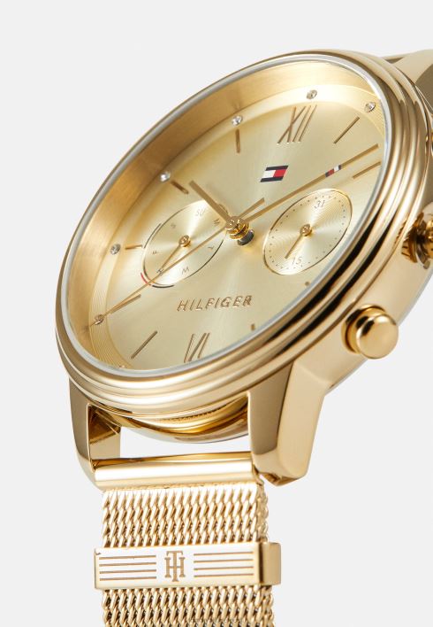 vabaaja käekell RJV626697 kullavärvi Tommy Hilfiger