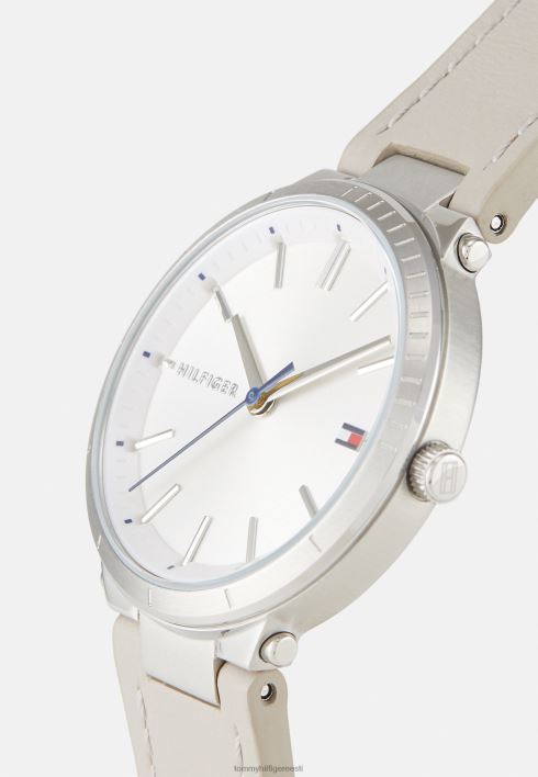 zoey käekell RJV626681 hall/valge Tommy Hilfiger