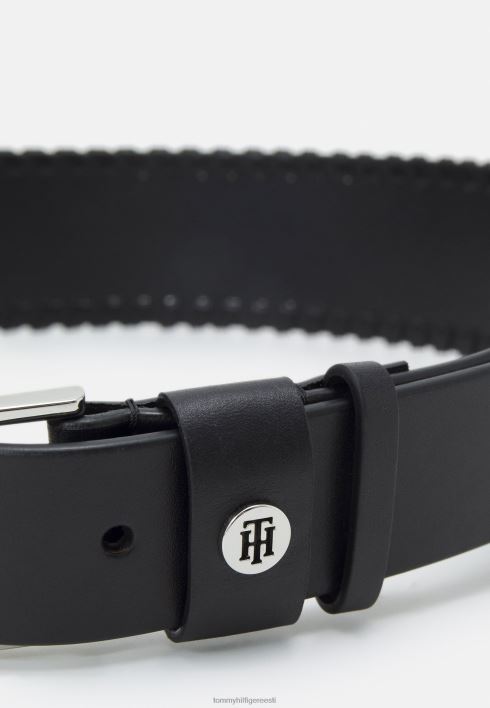 klassikaline kõrge vöökoha vöö vöörihm RJV628439 must Tommy Hilfiger