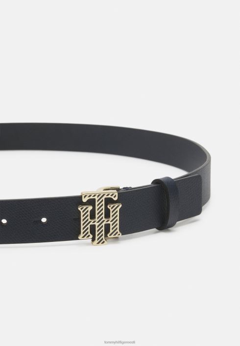 kontuuriga logo vöö RJV623904 kõrbe taevas Tommy Hilfiger