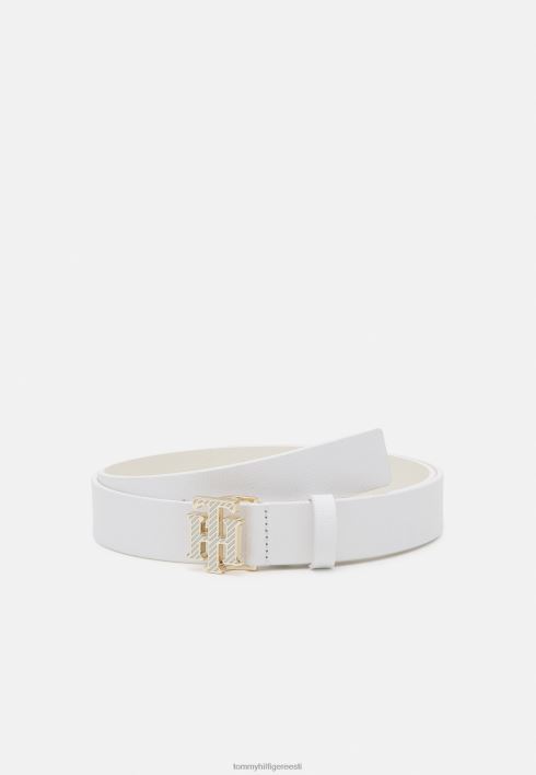 kontuuriga logo vöö RJV624192 kest valge Tommy Hilfiger