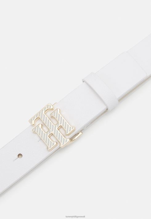kontuuriga logo vöö RJV624192 kest valge Tommy Hilfiger