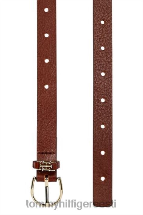 loomulik pingutuseta vöö RJV623493 pruun Tommy Hilfiger
